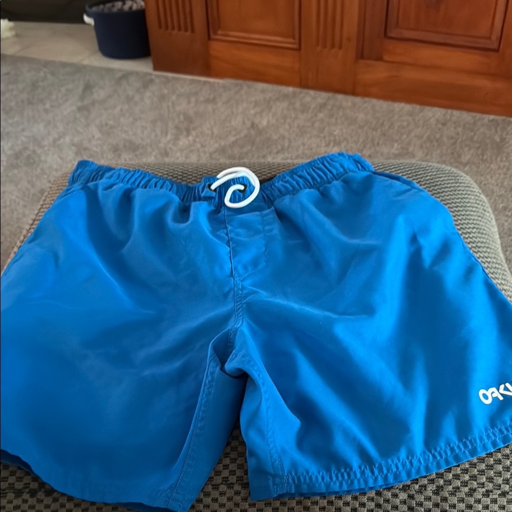 Oakley Blue Regular Fit Shorts